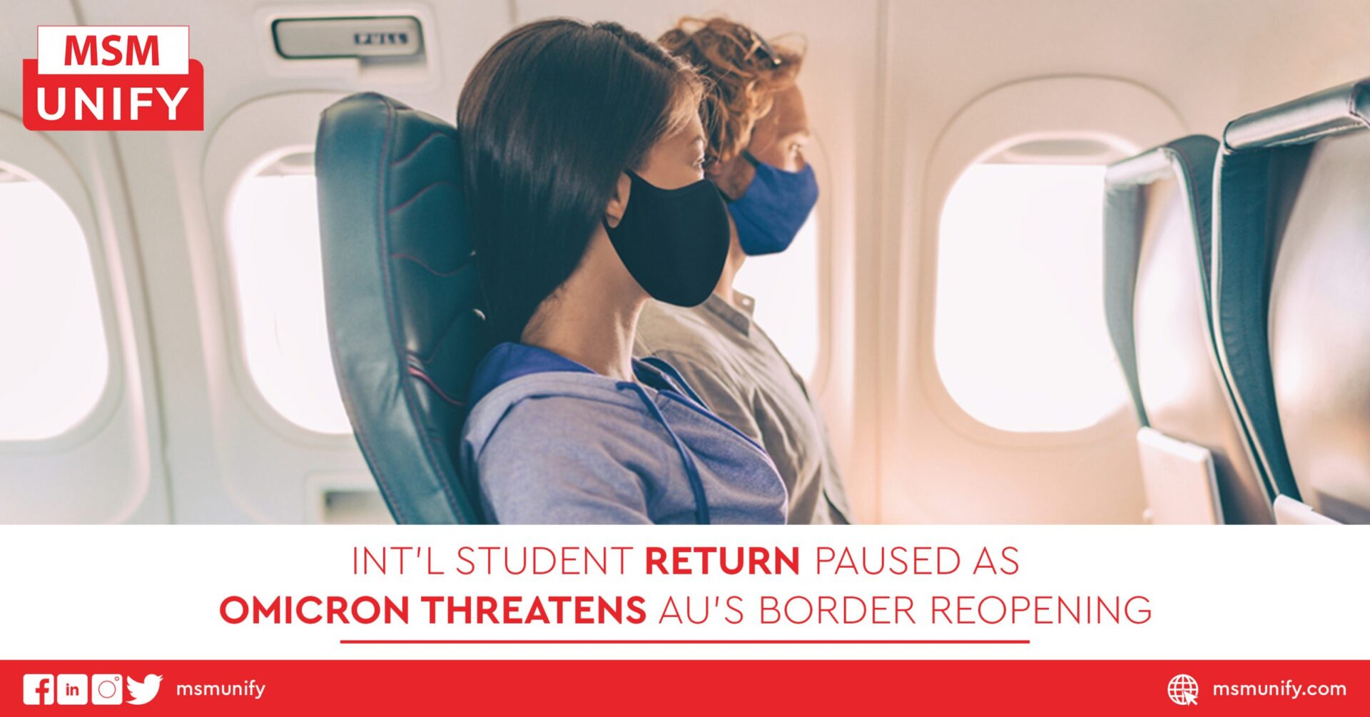 Intl Student Return Paused As Omicron Threatens AUs Border Reopening scaled 1