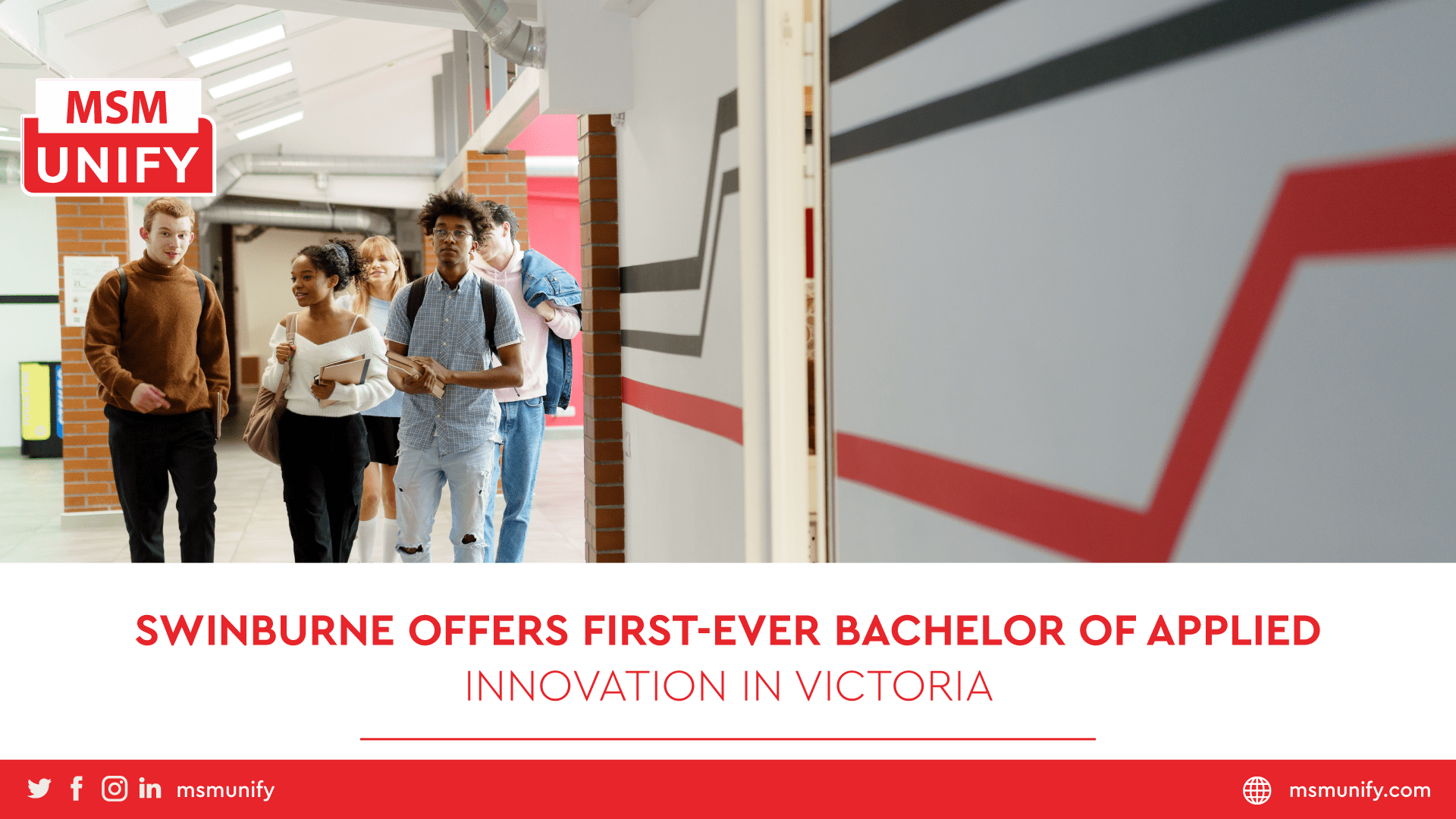 031122 MSM Unify Swinburne Offers First Ever Bachelor of Applied Innovation in Victoria min